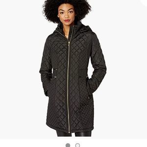 Via Spiga Quilted Long Coat L
